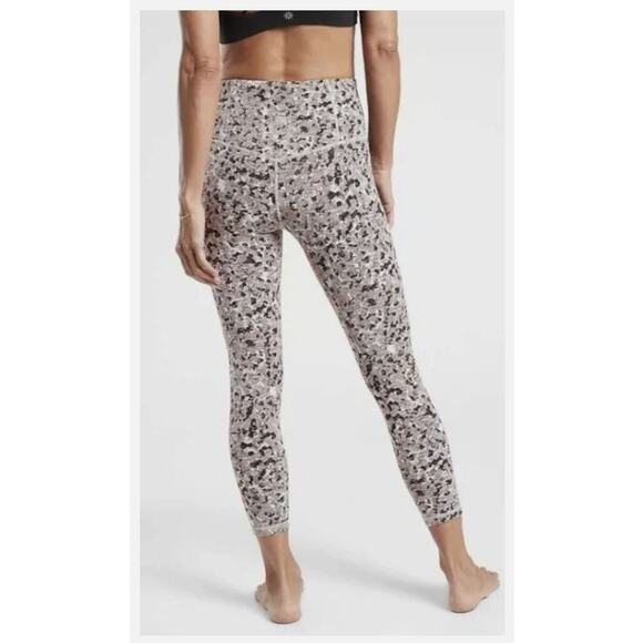 ATHLETA Elation 7/8 Tights Textured Meadow Decadent Chocolate Sz M - Picture 3 of 11